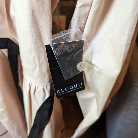 Blush and Black Dress - Picture 4 of 6